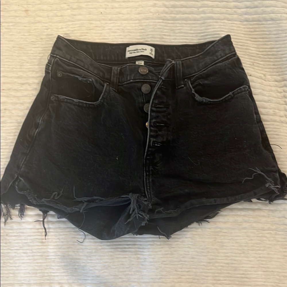 Abercrombie High Rise Mom Shorts